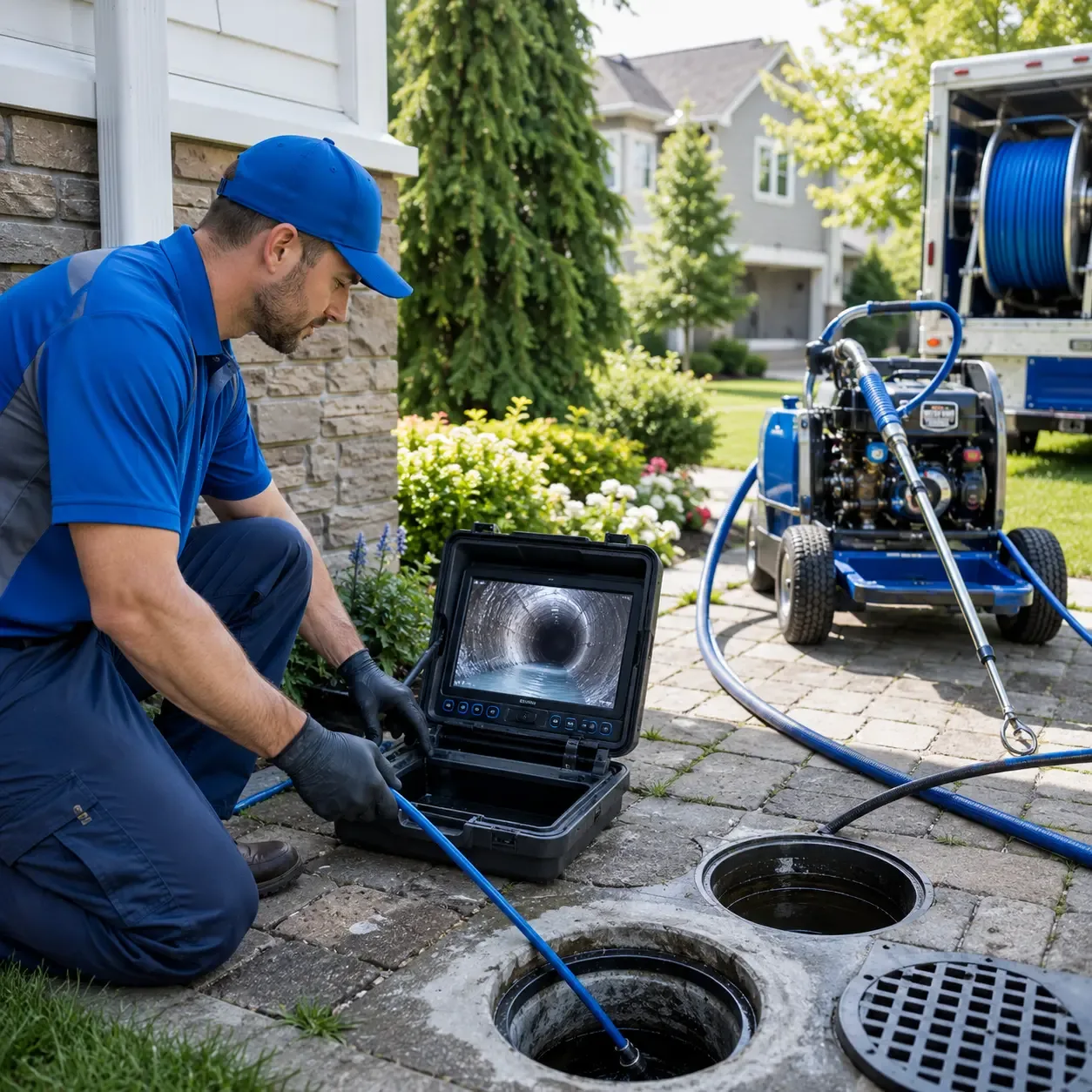 Outdoor drain cleaning professionals serving Hillsboro, IA